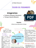 Psicopatología del pensamiento y el lenguaje