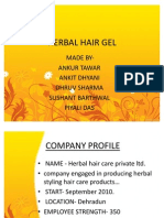 Herbal Hair Gel