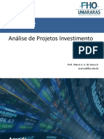 Análise de projetos de investimento