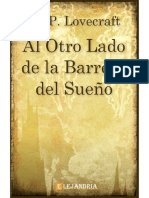 Al Otro Lado de La Barrera Del Sueno-H. P. Lovecraft