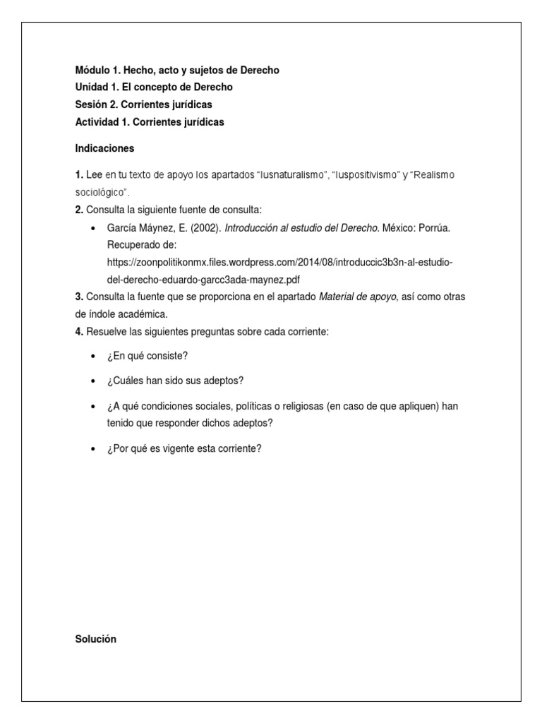 Corrientes Jurídicas: Iusnaturalismo y Iuspositivismo | PDF | La Ley ...