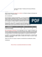 Modelo de oficio para solicitar acceso a Facilita Perú