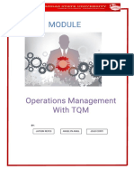 Revised Copy Module Operations Management With TQM
