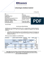 Dixon Q4 FY21 Results