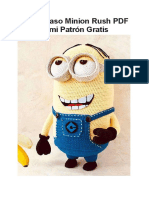 Paso A Paso Minion Rush PDF Amigurumi Patron Gratis