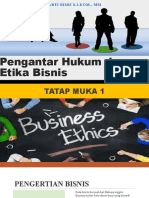 TM-1 Pengantar Hukum Etika Bisnis