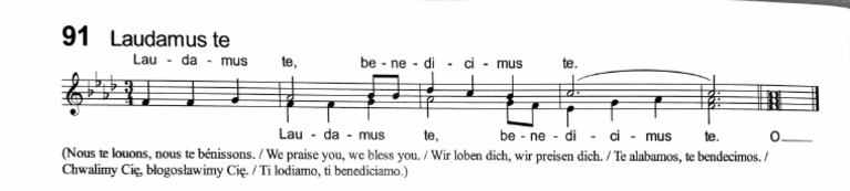 Laudamus Te Taizé Satb Pdf
