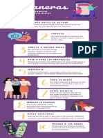 Infografía 1o Maneras de Ganar Dinero Online Ilustrativo Morado