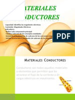 Materiales Conductores Aislantes y Semi Conductores