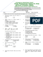 Soal PTS Qurdis KLS 6