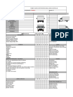 Formato Inspección Preoperacional Diaria de Vehículos