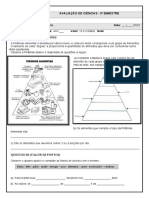 Avaliação de Ciencias 2022