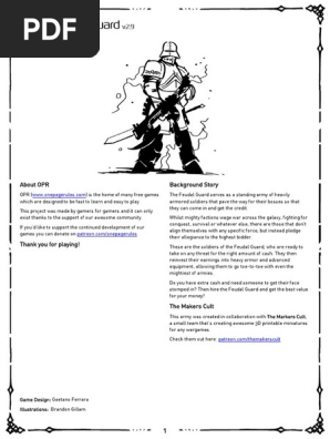 GF - Feudal Guard v2.9