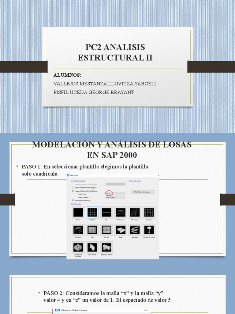 Pc2 Analisis Estructural II | PDF