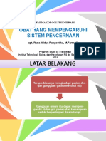 Farmakologi Fisioterapi - Pertemuan 6 - Obat Yang Mempengaruhi Sistem Pencernaan