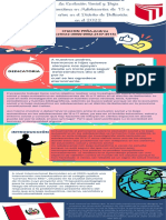 Infografia Marketing de Contenidos Redes Sociales Ilustrado Azul Marino Blanco y Naranja