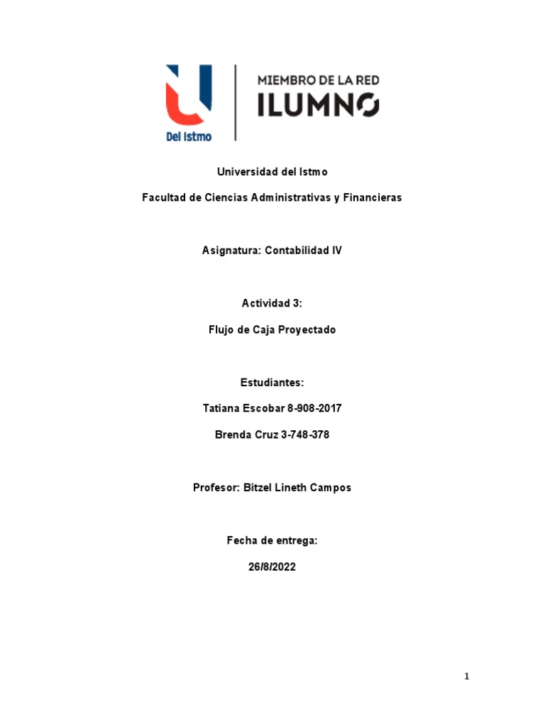 Flujo de Caja Proyectado para Empresas | PDF | Presupuesto | Flujo de ...