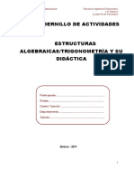 Cuadernillo Estructuras Algebraicas Trigonometria y Su Didáctica