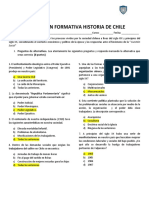 Evaluación Formativa Historia de Chile 1°medio