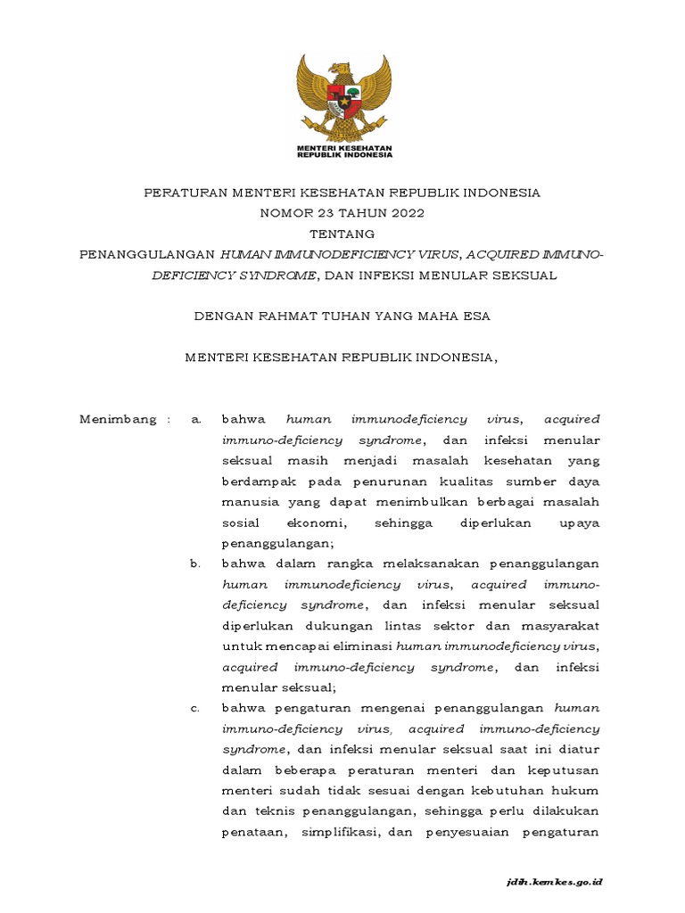 Penanggulangan HIV/AIDS & IMS 2022 | PDF | Ilmu Sosial