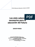 Los 7 Saberes Necesarios para La Educación Del Futuro de Edgar Morin (Pp. 21-28)