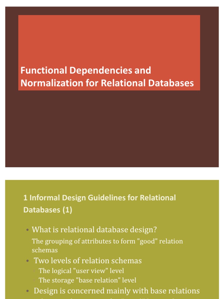 Normalization | PDF | Relational Database | Data Management