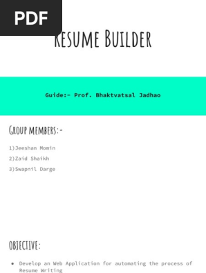 resume-builder