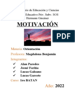 Orientacion - Motivacion