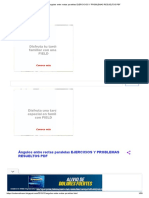 Ángulos Entre Rectas Paralelas EJERCICIOS Y PROBLEMAS RESUELTOS PDF