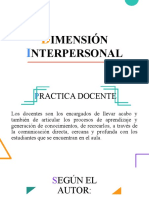 Dimensión Interpersonal