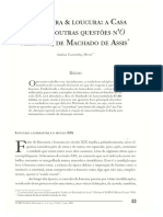 5 - Literatura e Loucura - A Casa Verde e Outras Questões N'o Alienista de Machado de Assis