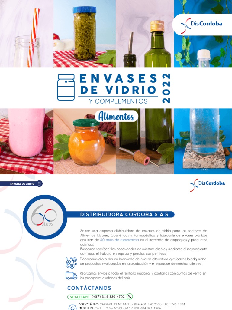 ENVASE VIDRIO CONSERVA 235 ML - Envases y Plasticos Superior