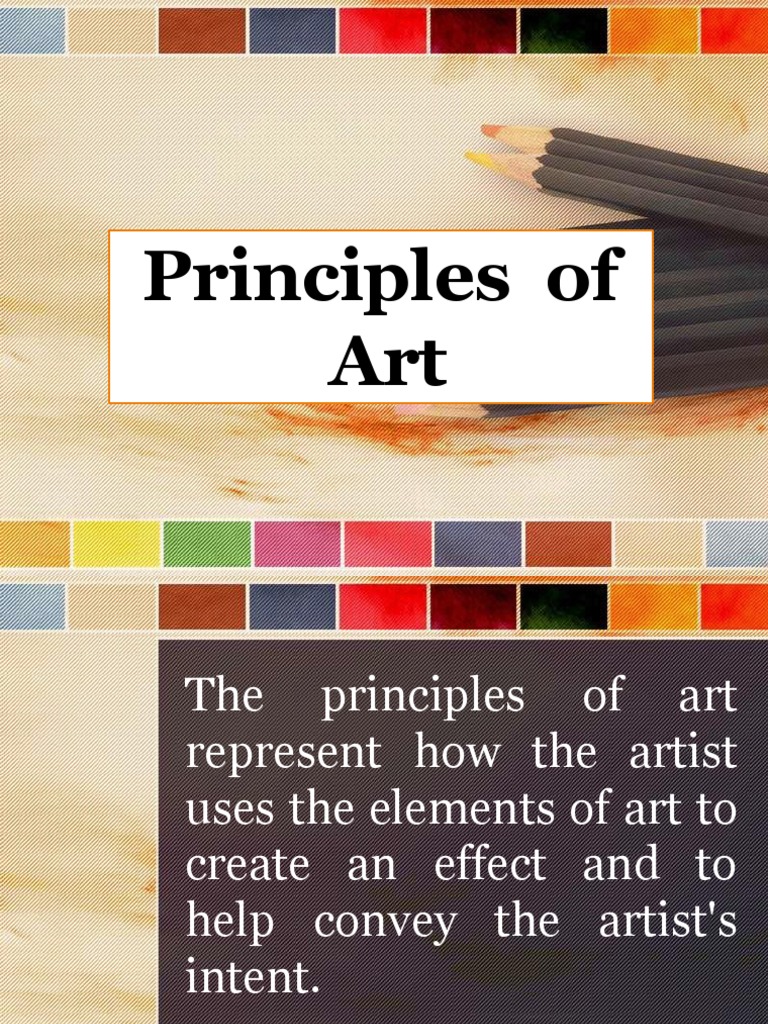 Lesson 4 Principles of Art PDF Composition (Visual Arts