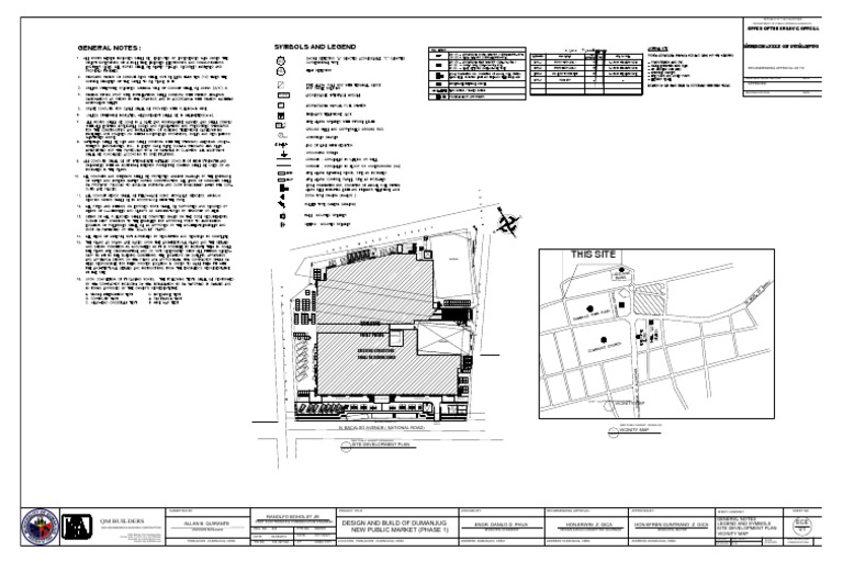 Proposed Site Development Plan for a New Municipal Tricycle Parking