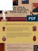 Ragam Dan Laras Bahasa Indonesia Kelompok 1 Biskre 22A