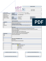 Ventilator service and repair report