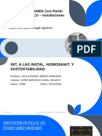 DERECHO A EXAMEN (1ra Parte) - MARCO JURÍDICO - Instalaciones Hidrosanitarias