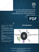 Aspects of High-Performance and Bio-Acceptable Magnetic Nanoparticles For