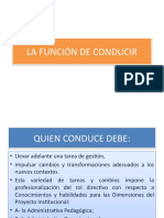 Funciones del director y dimensiones de la conducción escolar