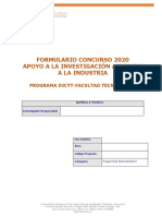 AIAI 2020 Formulario