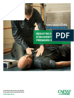 Registre Accidents Incidents Et Premiers Secours - 0