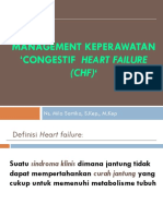 Management Keperawatan Congestif Heart Failure: Ns. Mila Sartika, S.Kep., M.Kep