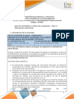 Guía de Actividades y Rúbrica de Evaluación 107062 - Fase 2 - Disertación Estructural