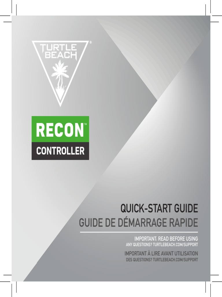 Recon Controller Guide de L'utilisateur | PDF | Plates-formes de jeux ...