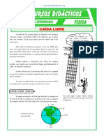 Ejercicios de Movimiento Vertical de Caída Libre para Cuarto Grado de Primaria