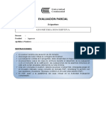 Evaluacion Parcial: Geometria Descriptiva