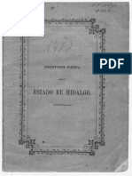 Constitución Hidalgo 1870