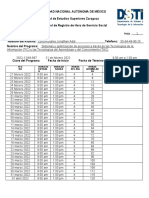 Reporte de Horas