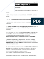 Observações 3 - Evolução Legislativa Brasileira