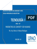 Clase 2 - Parametros de Confort y Ser Humano